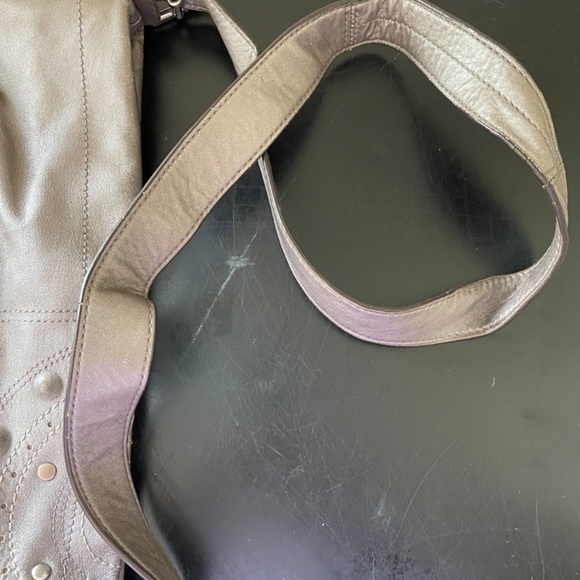 Bronze leather Coach Purse - Picture 3 of 4